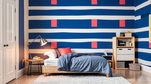 Idées créatives de papier peint pour la chambre des ados